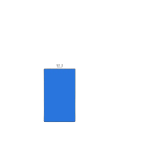 robot, pixel art, blue, monochrome transparent PNG cut-out