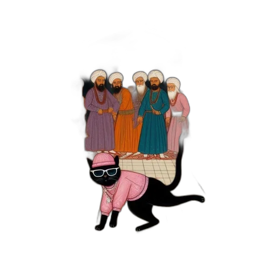 staff, mask, animal, dress transparent PNG cut-out
