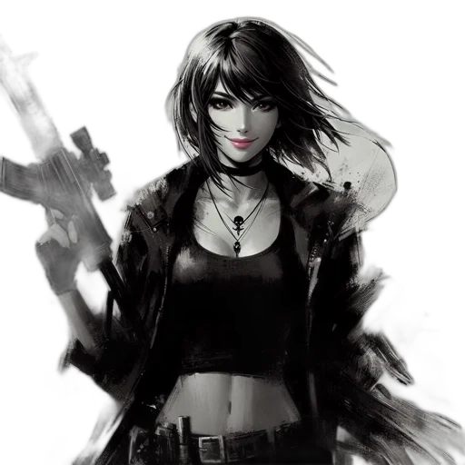 weapon, comic book art, concept art, fantasy art transparent PNG cut-out