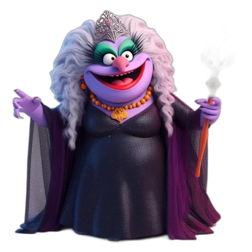 crown, dress, jewelry, staff transparent PNG cut-out