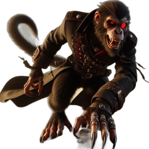 creature, animal, staff, concept art transparent PNG cut-out