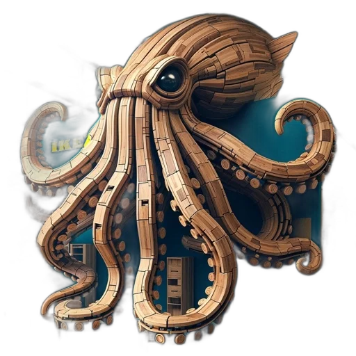 creature, animal, staff, mask transparent PNG cut-out
