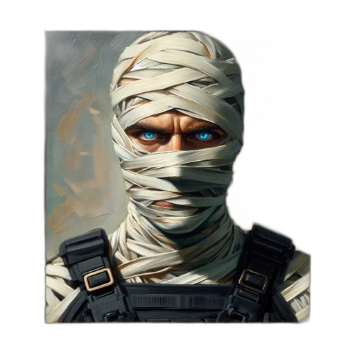 mask, face, weapon, staff transparent PNG cut-out