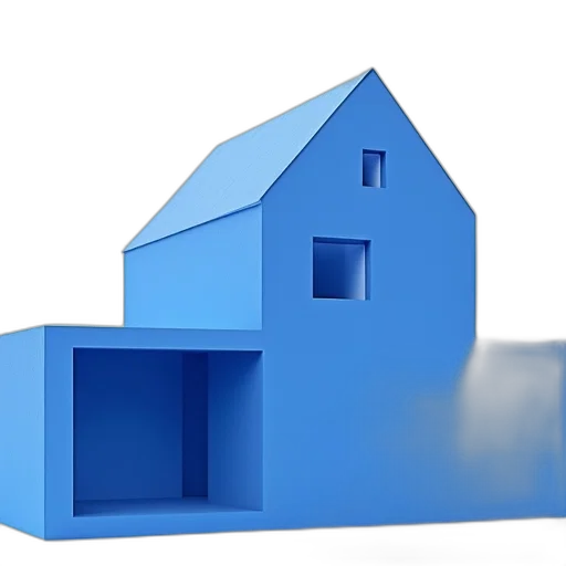 building, 3d render, concept art, photorealistic transparent PNG cut-out
