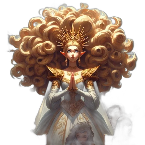 crown, hair, mask, dress transparent PNG cut-out