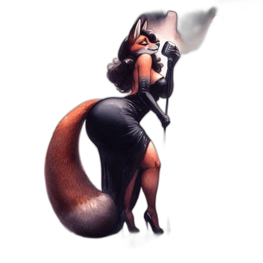 staff, dress, animal, creature transparent PNG cut-out