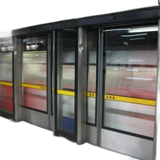 3d render, modern, subway, station transparent PNG cut-out