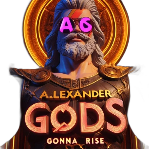 vaporwave, large, statue, bearded transparent PNG cut-out