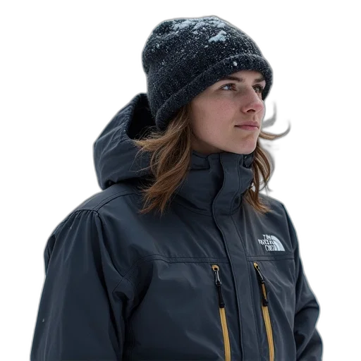jacket, hat, staff, north transparent PNG cut-out