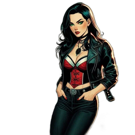 comic book art, cartoon, concept art, fantasy art transparent PNG cut-out