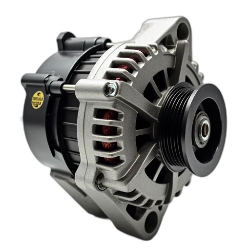 robot, 3d render, alternator, starter transparent PNG cut-out