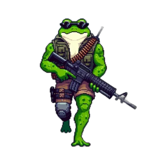 weapon, animal, staff, pixel art transparent PNG cut-out