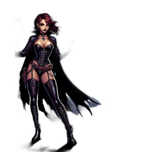 concept art, comic book art, fantasy art, pixel art transparent PNG cut-out