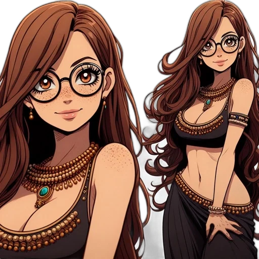 jewelry, anime, concept art, cartoon transparent PNG cut-out