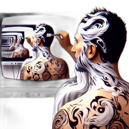 mask, robot, photorealistic, concept art transparent PNG cut-out