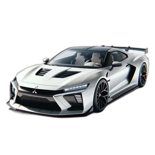 car, 3d render, photorealistic, concept art transparent PNG cut-out