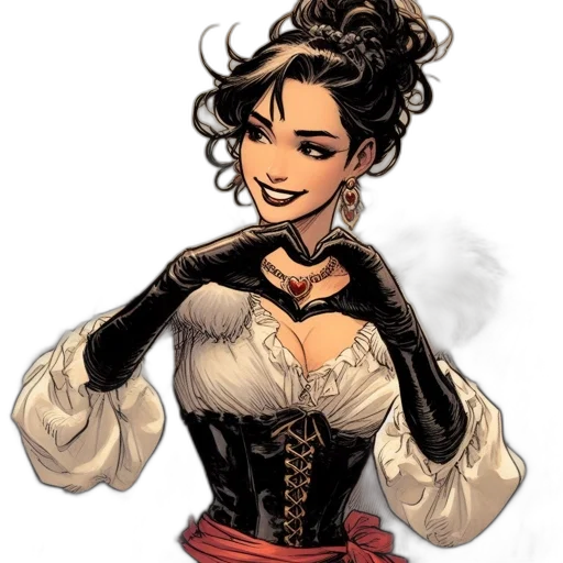 comic book art, concept art, cartoon, fantasy art transparent PNG cut-out
