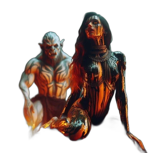 creature, mask, concept art, fantasy art transparent PNG cut-out