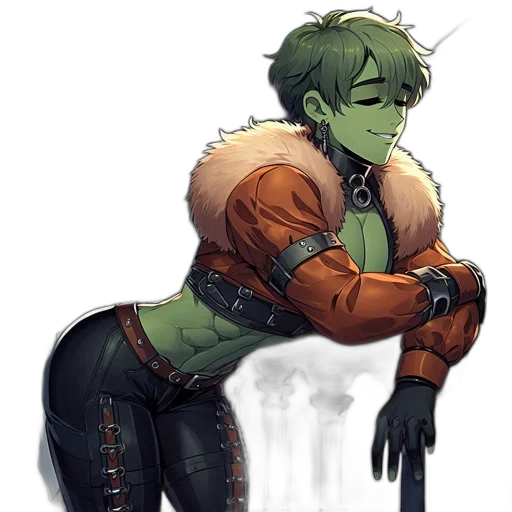 jacket, concept art, watercolor, fantasy art transparent PNG cut-out