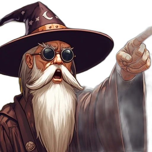 staff, hat, fantasy art, concept art transparent PNG cut-out