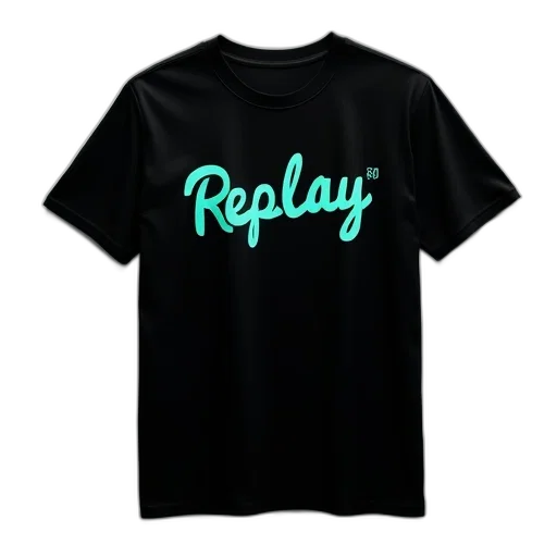 3d render, black, replay, short transparent PNG cut-out