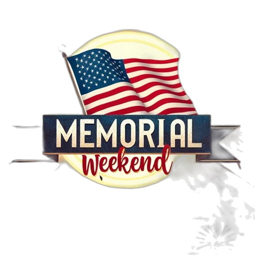 memorial, weekend, flyer, template transparent PNG cut-out