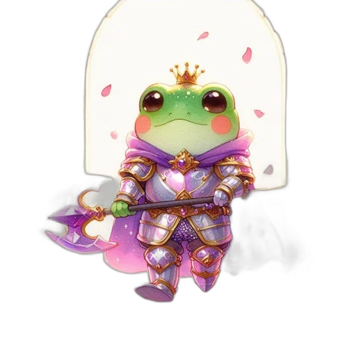dragon, staff, crown, creature transparent PNG cut-out