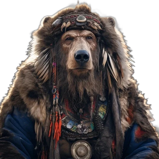 animal, jacket, staff, creature transparent PNG cut-out