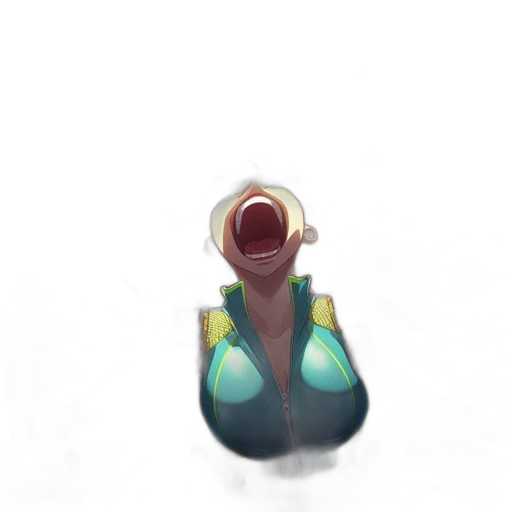 creature, face, staff, jewelry transparent PNG cut-out