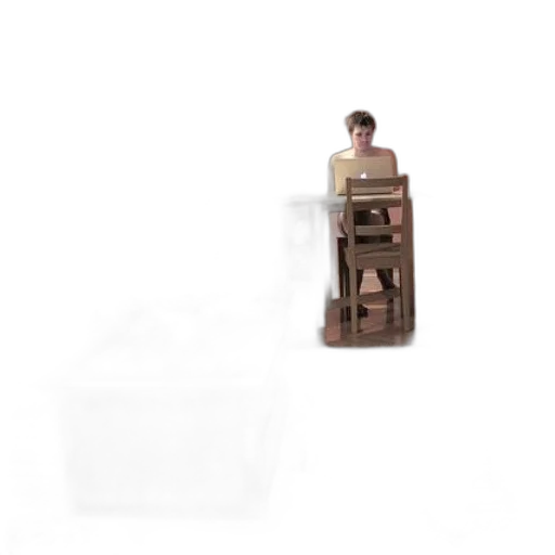 furniture, dress, robot, 3d render transparent PNG cut-out