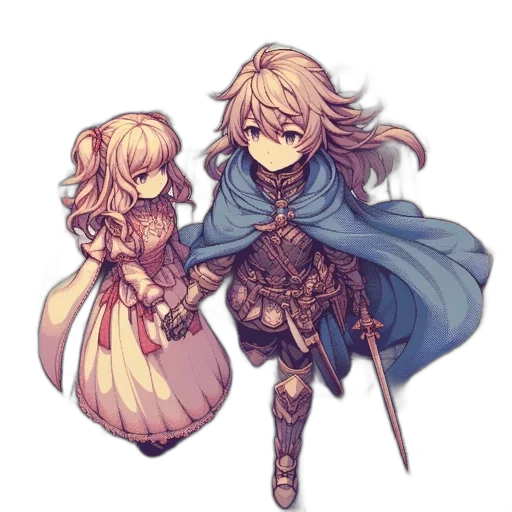 sword, weapon, staff, dress transparent PNG cut-out