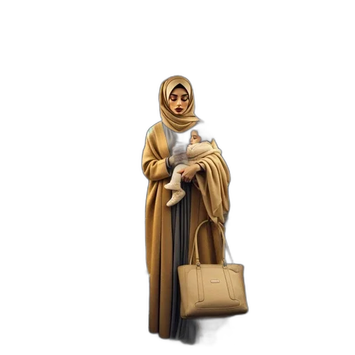 staff, jewelry, jacket, 3d render transparent PNG cut-out