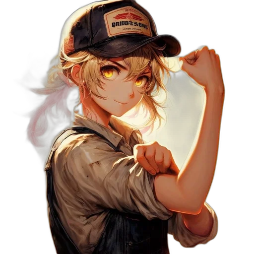 staff, weapon, hat, face transparent PNG cut-out