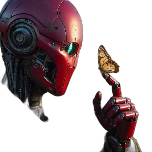 robot, mask, weapon, animal transparent PNG cut-out