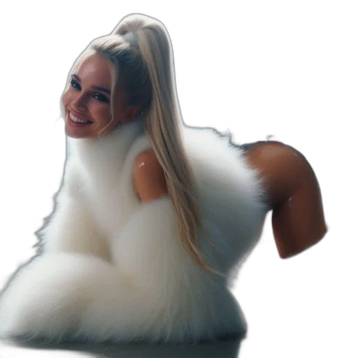 hair, creature, jacket, dress transparent PNG cut-out