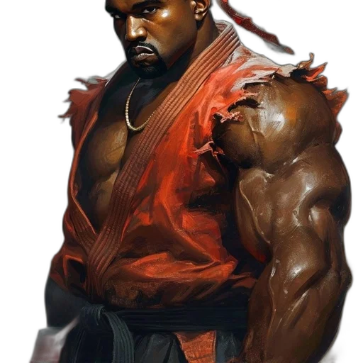 weapon, jacket, face, sword transparent PNG cut-out