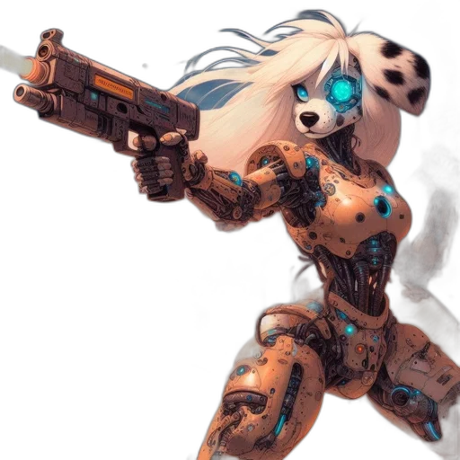 robot, weapon, animal, concept art transparent PNG cut-out