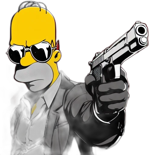 weapon, staff, robot, jacket transparent PNG cut-out