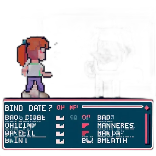 staff, pixel art, concept art, vaporwave transparent PNG cut-out