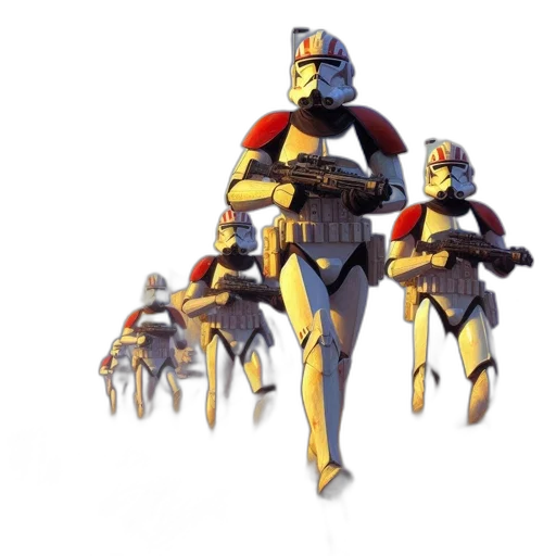 robot, staff, crown, mask transparent PNG cut-out