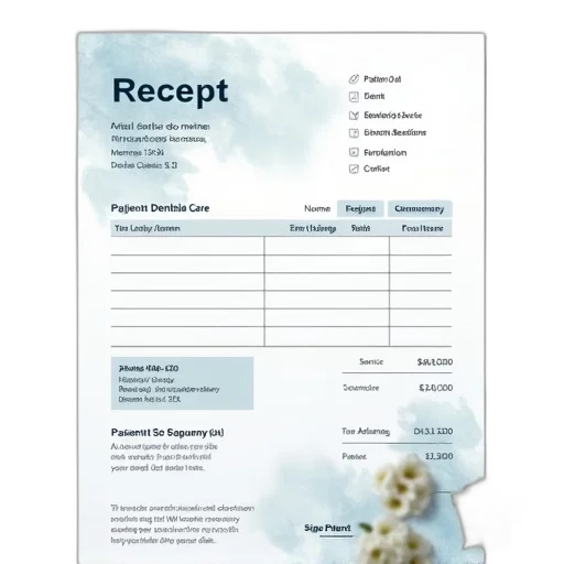 receipt, payment, dental, care transparent PNG cut-out