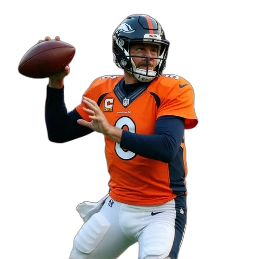 quarterback, peyton, ready, throw transparent PNG cut-out