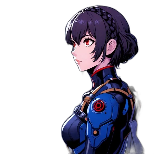 robot, face, weapon, dress transparent PNG cut-out