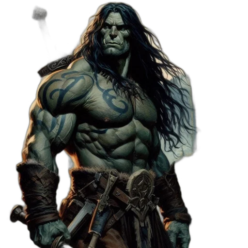 comic book art, concept art, fantasy art, photorealistic transparent PNG cut-out