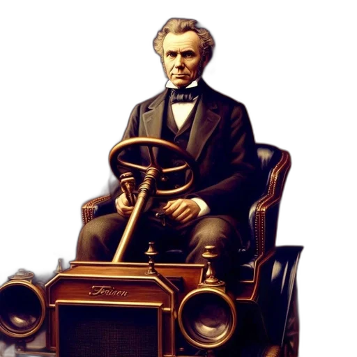staff, car, furniture, photorealistic transparent PNG cut-out