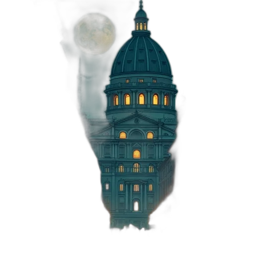 building, concept art, watercolor, pixel art transparent PNG cut-out