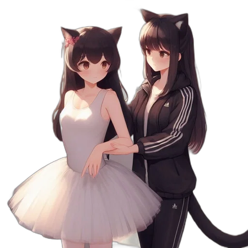 dress, anime, pixel art, concept art transparent PNG cut-out