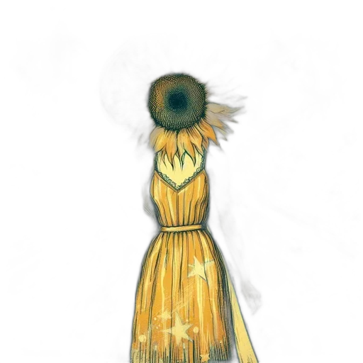 dress, crown, mask, flower transparent PNG cut-out