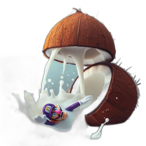 hat, creature, staff, hair transparent PNG cut-out