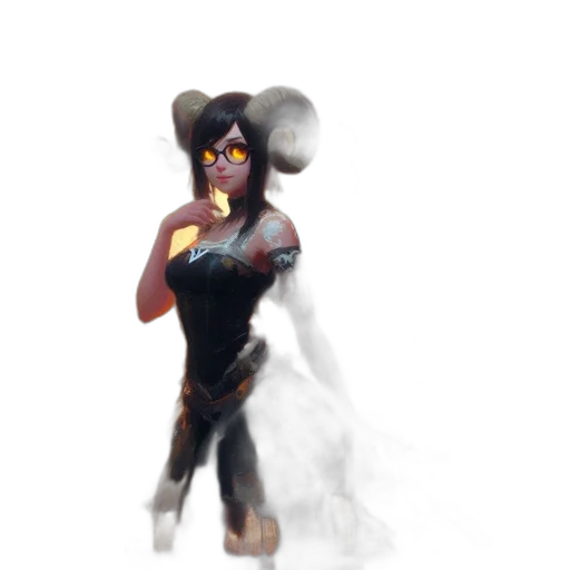 weapon, staff, mask, dress transparent PNG cut-out